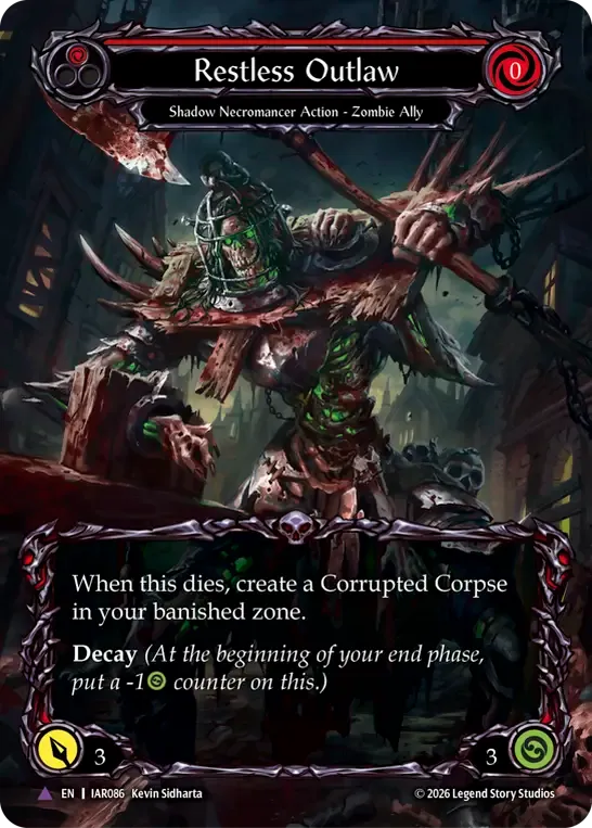 Hors-la-loi agité — Usurp the Shadow Throne — Flesh and Blood