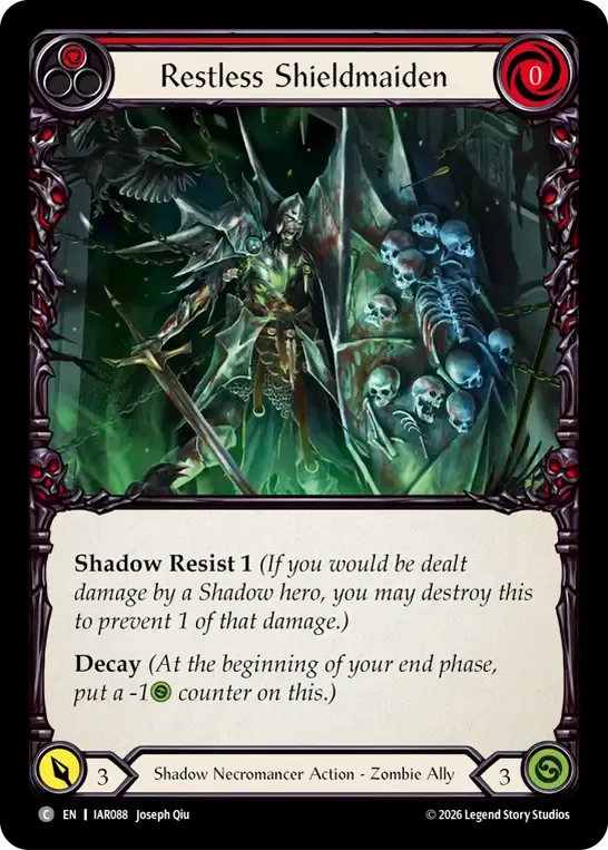 Porteuse de bouclier agitée — Usurp the Shadow Throne — Flesh and Blood