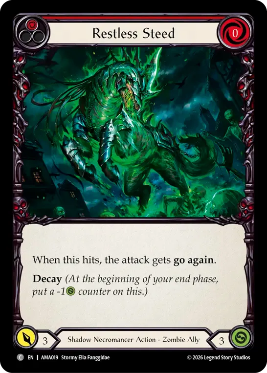 彷徨う軍馬 — Armory Deck - Malice, Domina of the Dead — Flesh and Blood
