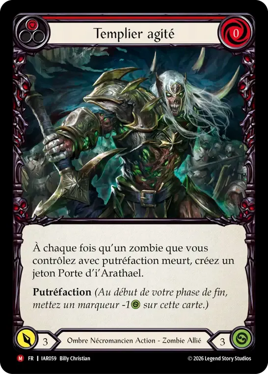 Templier agité — Usurp the Shadow Throne — Flesh and Blood