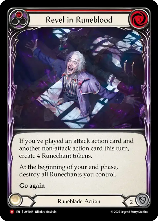 Revel in Runeblood — Armory Deck Legends - Viserai, Rune Blood — Flesh and Blood