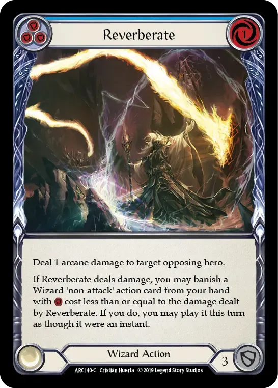 Reverberate (Blue) — Arcane Rising — Flesh and Blood