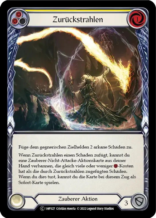 Reverberate (Yellow) — History Pack 1 - Black Label — Flesh and Blood