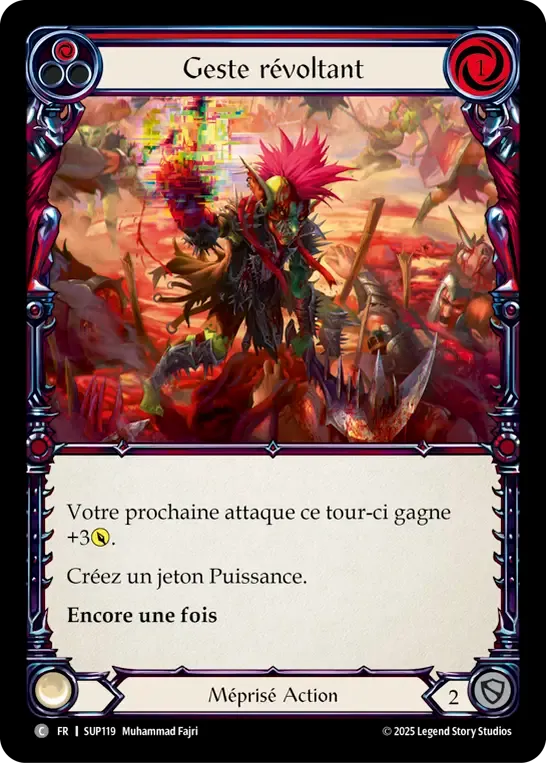 Geste révoltant — Super Slam — Flesh and Blood