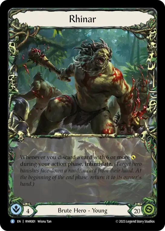 Rhinar — Rhinar - Heavy Hitters Blitz Deck — Flesh and Blood