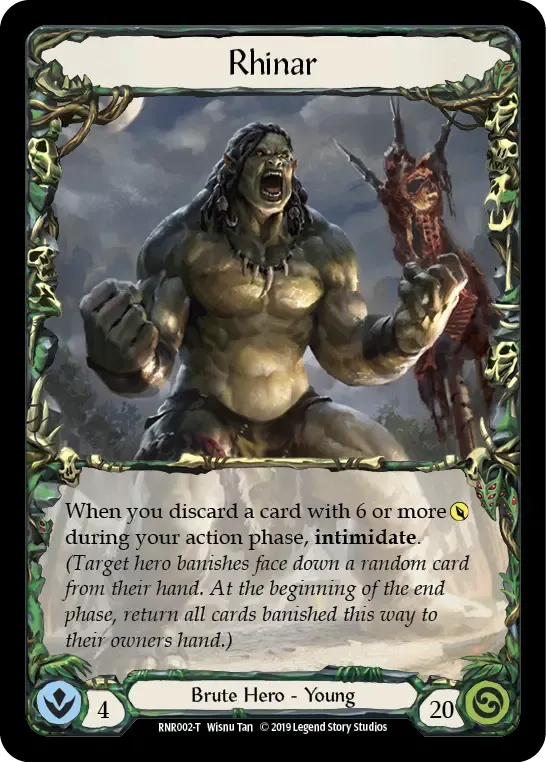 Rhinar — Rhinar, Reckless Rampage - Hero Deck — Flesh and Blood