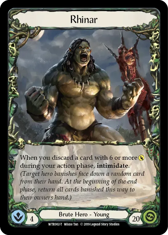 Rhinar — Welcome to Rathe — Flesh and Blood