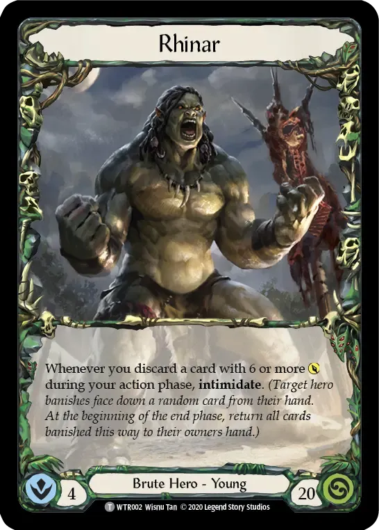 Rhinar — Welcome to Rathe - Unlimited — Flesh and Blood