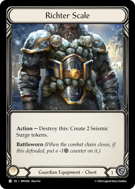 Armure de plates de Richter — Mastery Pack Guardian — Flesh and Blood