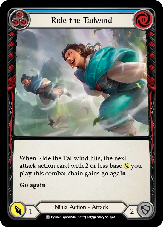 Ride the Tailwind (Blue) — Everfest — Flesh and Blood