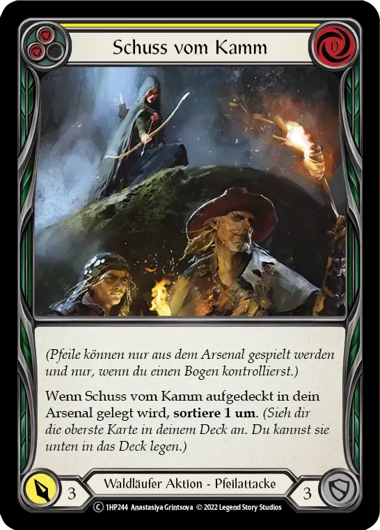 Ridge Rider Shot (Yellow) — History Pack 1 - Black Label — Flesh and Blood