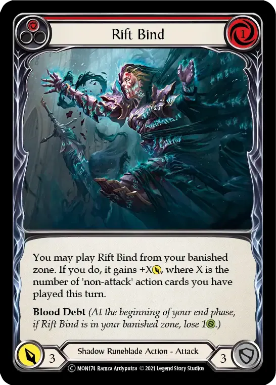 Rift Bind (Red) — Monarch - Unlimited — Flesh and Blood