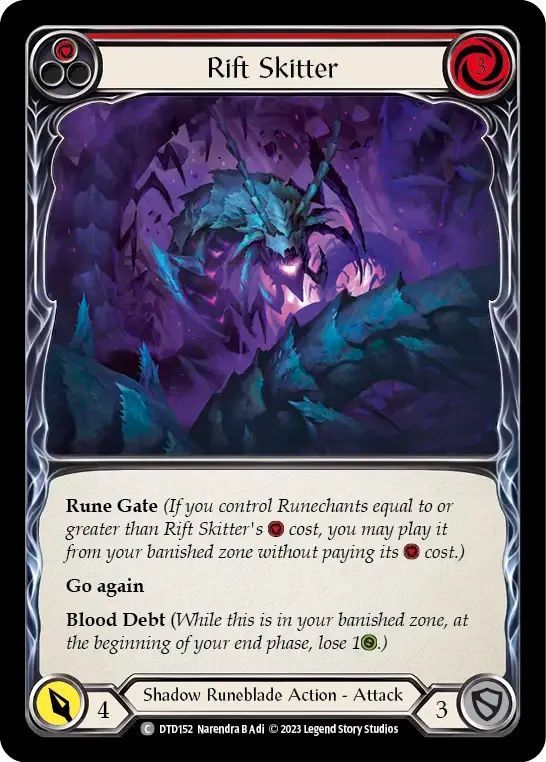 Rift Skitter (Red) — Dusk till Dawn — Flesh and Blood