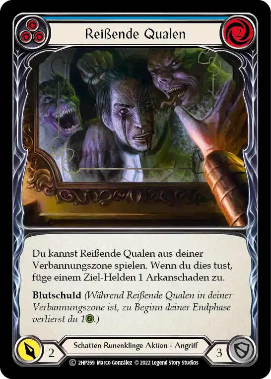 Rifted Torment (Blue) from History Pack 2 - Black Label - Flesh and Blood