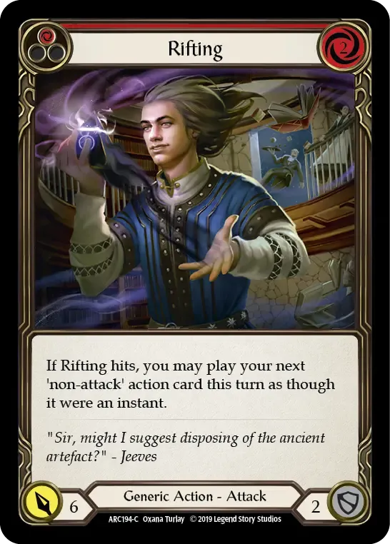 Rifting (Red) — Arcane Rising — Flesh and Blood