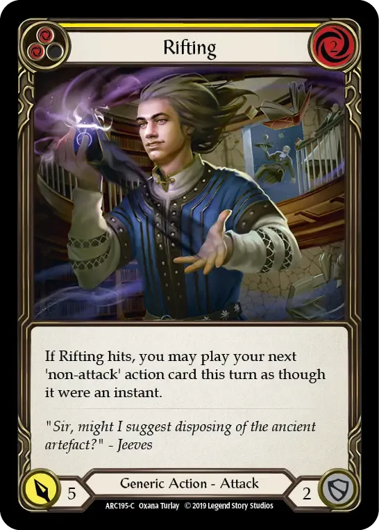 Rifting (Yellow) — Arcane Rising — Flesh and Blood