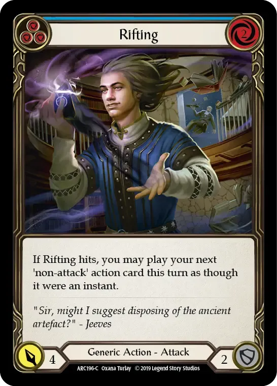 Rifting (Blue) — Arcane Rising — Flesh and Blood