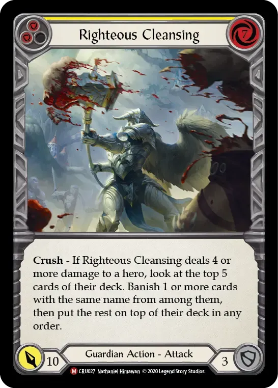 Righteous Cleansing — Crucible of War — Flesh and Blood