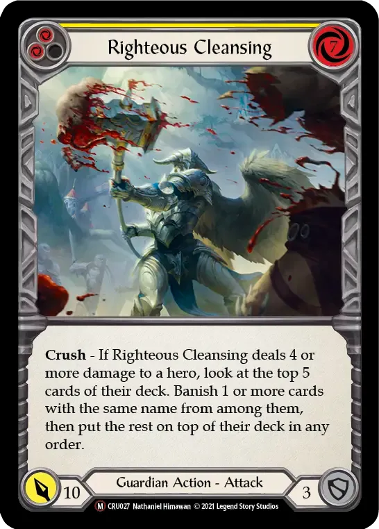 Righteous Cleansing — Crucible of War - Unlimited — Flesh and Blood