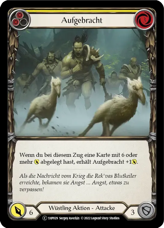Riled Up (Yellow) from History Pack 1 - Black Label - Flesh and Blood