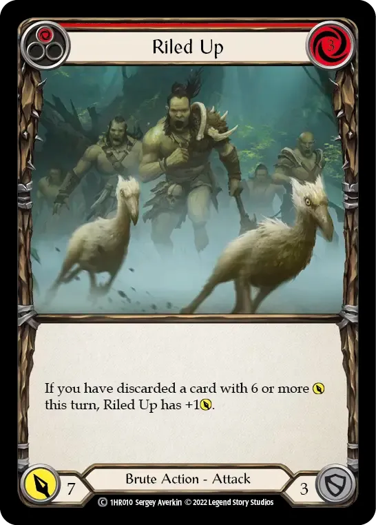 Riled Up (Red) — Rhinar - Blitz Deck — Flesh and Blood