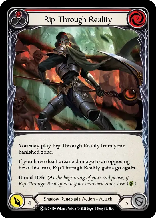 Rip Through Reality (Red) — Monarch - Unlimited — Flesh and Blood