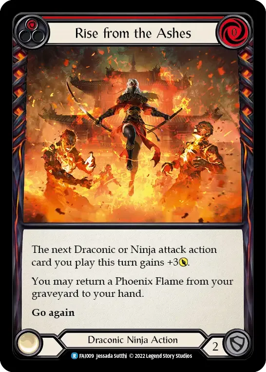 Rise from the Ashes (Red) from Fai - Blitz Deck - Flesh and Blood