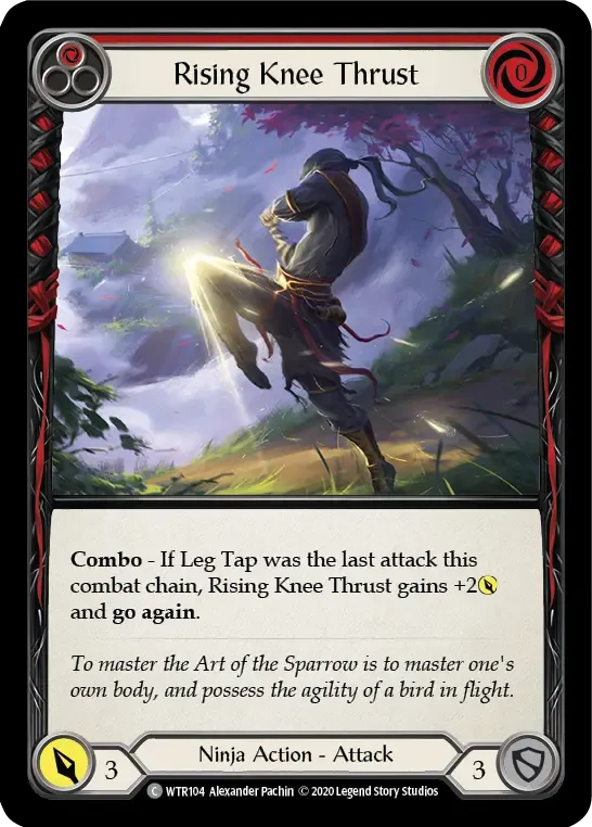Rising Knee Thrust (Red) — Welcome to Rathe - Unlimited — Flesh and Blood
