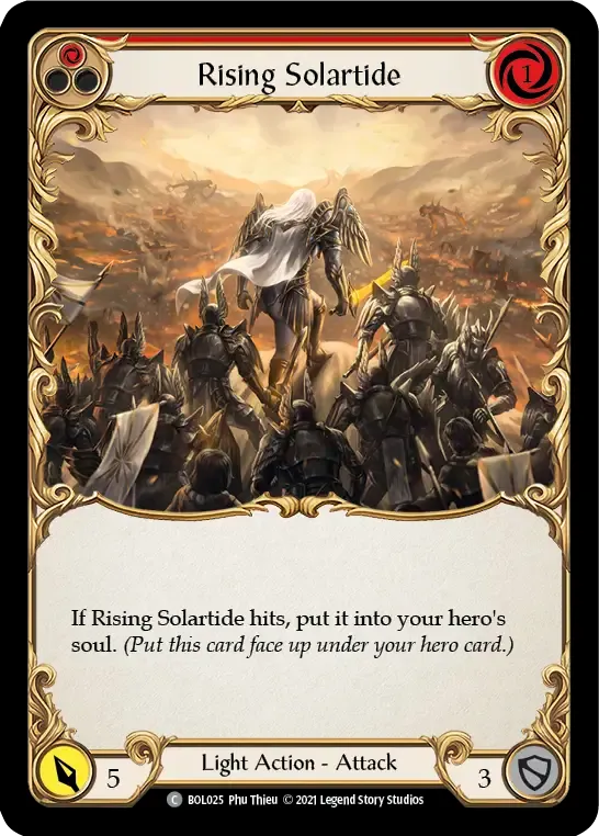 Rising Solartide (Red) from Boltyn - Blitz Deck - Flesh and Blood