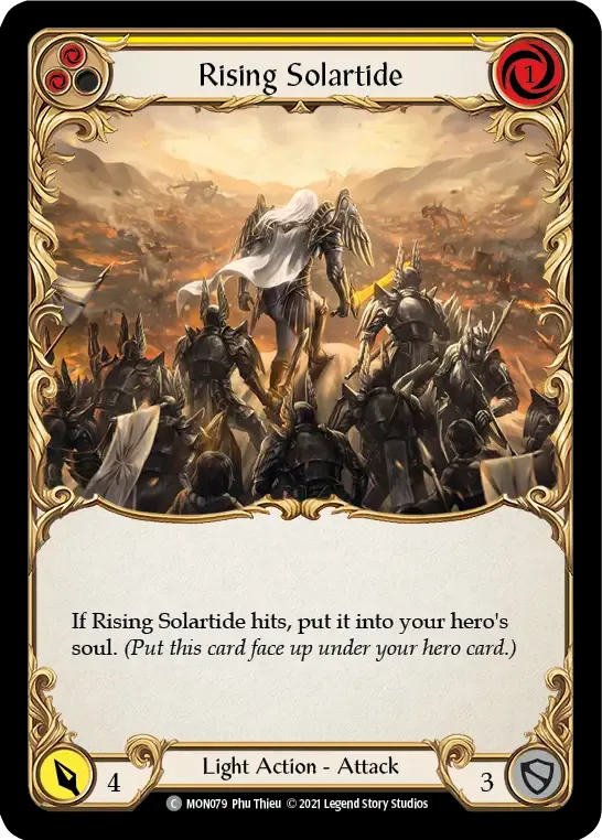 Rising Solartide (Yellow) — Monarch — Flesh and Blood