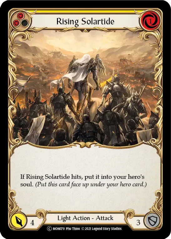 Rising Solartide (Yellow) from Monarch - Unlimited - Flesh and Blood