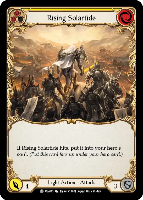 Rising Solartide (Yellow) — Prism - Blitz Deck — Flesh and Blood