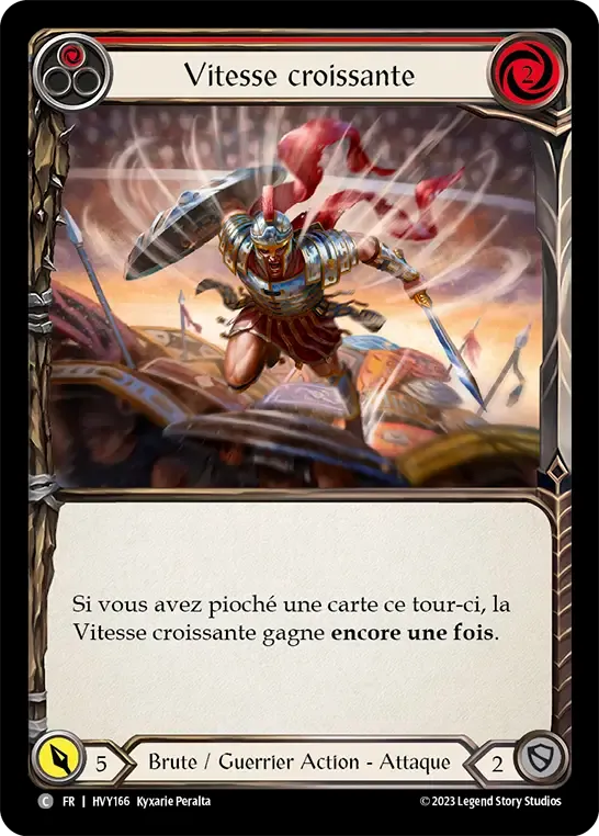 Vitesse croissante — Heavy Hitters — Flesh and Blood