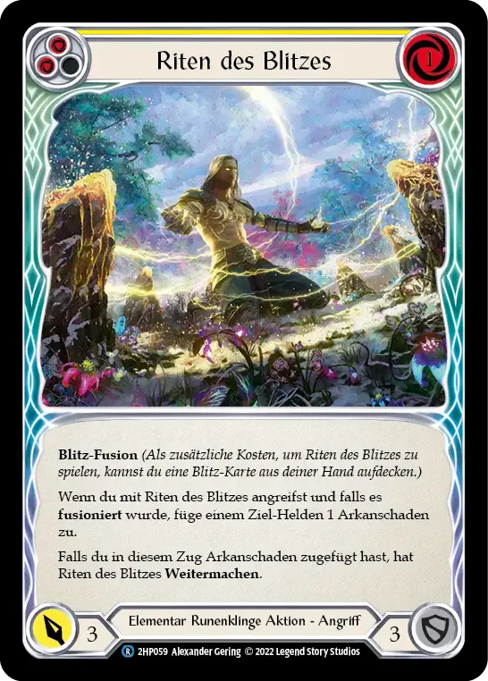 Rites of Lightning (Yellow) — History Pack 2 - Black Label — Flesh and Blood