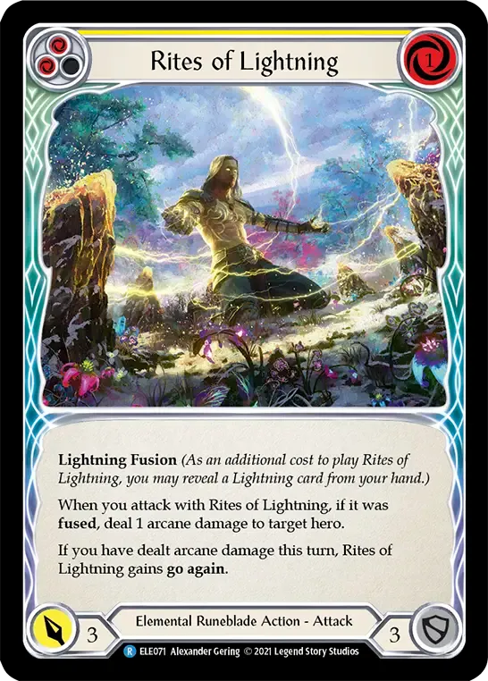 Rites of Lightning (Yellow) — Tales of Aria — Flesh and Blood