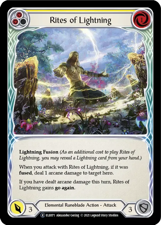 Rites of Lightning (Yellow) — Tales of Aria - Unlimited — Flesh and Blood