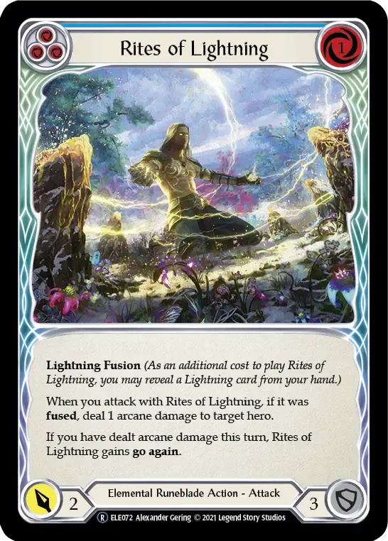 Rites of Lightning (Blue) — Tales of Aria - Unlimited — Flesh and Blood