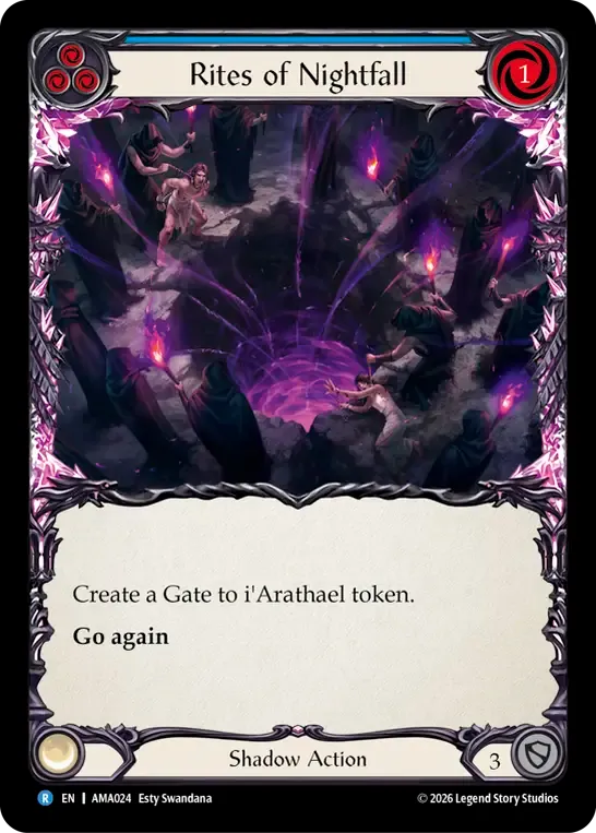 闇降ろしの儀式 — Armory Deck - Malice, Domina of the Dead — Flesh and Blood