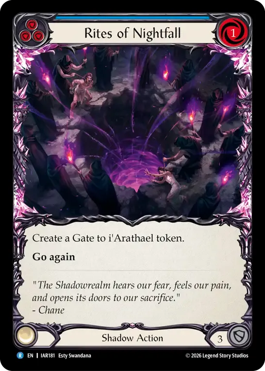 Rites du crépuscule — Usurp the Shadow Throne — Flesh and Blood