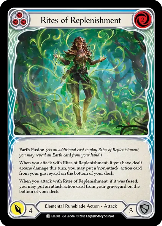 Rites of Replenishment (Blue) — Tales of Aria — Flesh and Blood