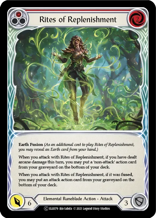 Rites of Replenishment (Red) — Tales of Aria - Unlimited — Flesh and Blood