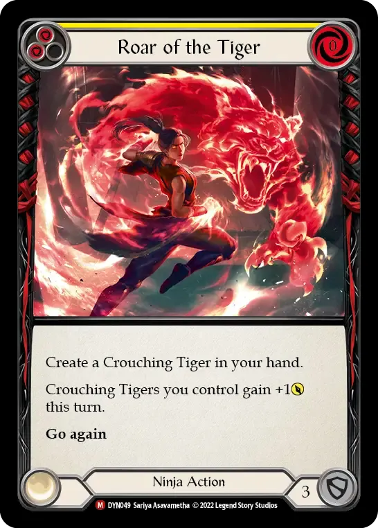 Roar of the Tiger — Dynasty — Flesh and Blood