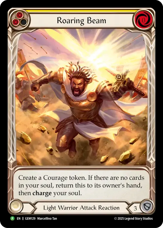 Roaring Beam from Flesh and Blood: Promo Cards - Flesh and Blood