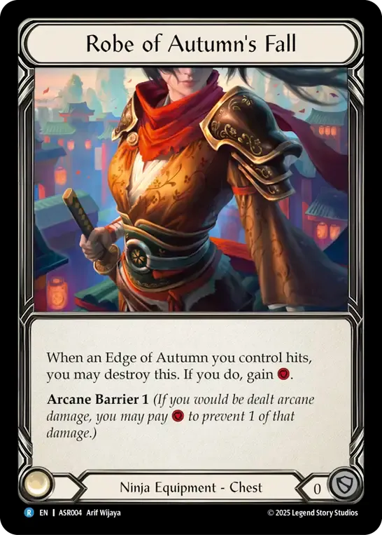 Robe of Autumn's Fall — Armory Deck - Ira, Scarlet Revenger — Flesh and Blood