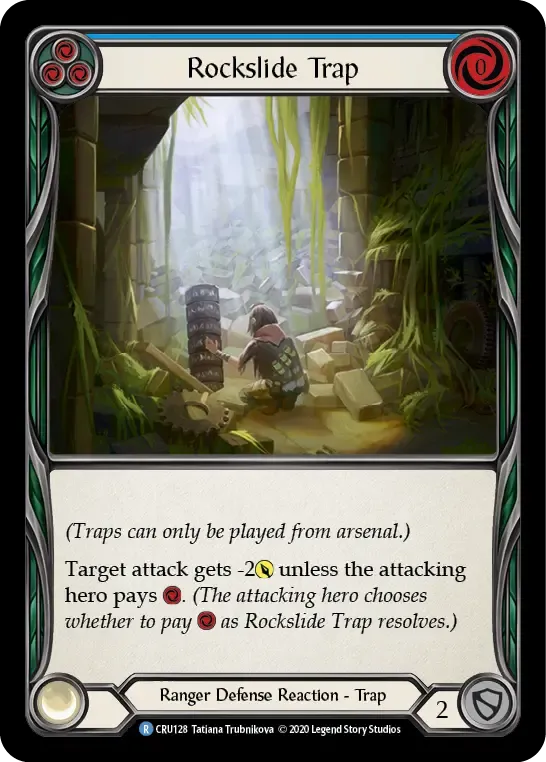 Rockslide Trap (Blue) — Crucible of War — Flesh and Blood