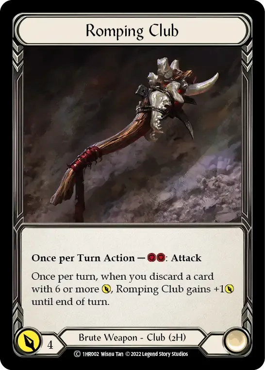 Romping Club — Rhinar - Blitz Deck — Flesh and Blood
