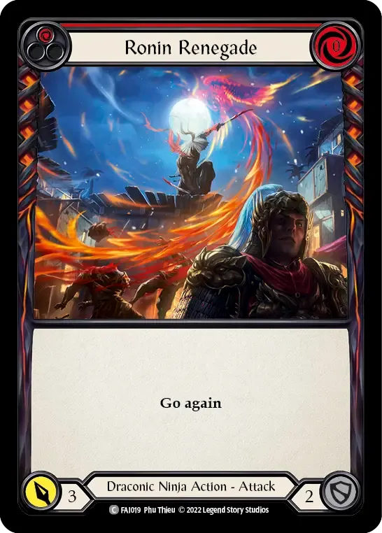 Ronin Renegade (Red) from Fai - Blitz Deck - Flesh and Blood