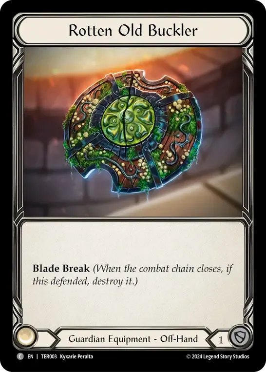 Rotten Old Buckler — 1st Strike - Terra — Flesh and Blood
