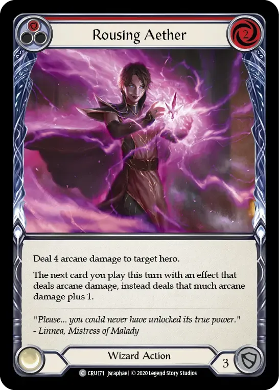 Rousing Aether (Red) — Crucible of War — Flesh and Blood