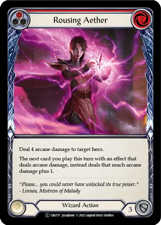 Rousing Aether (Red) — Crucible of War - Unlimited — Flesh and Blood